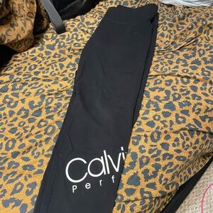 Calvin Klein Black legging size large